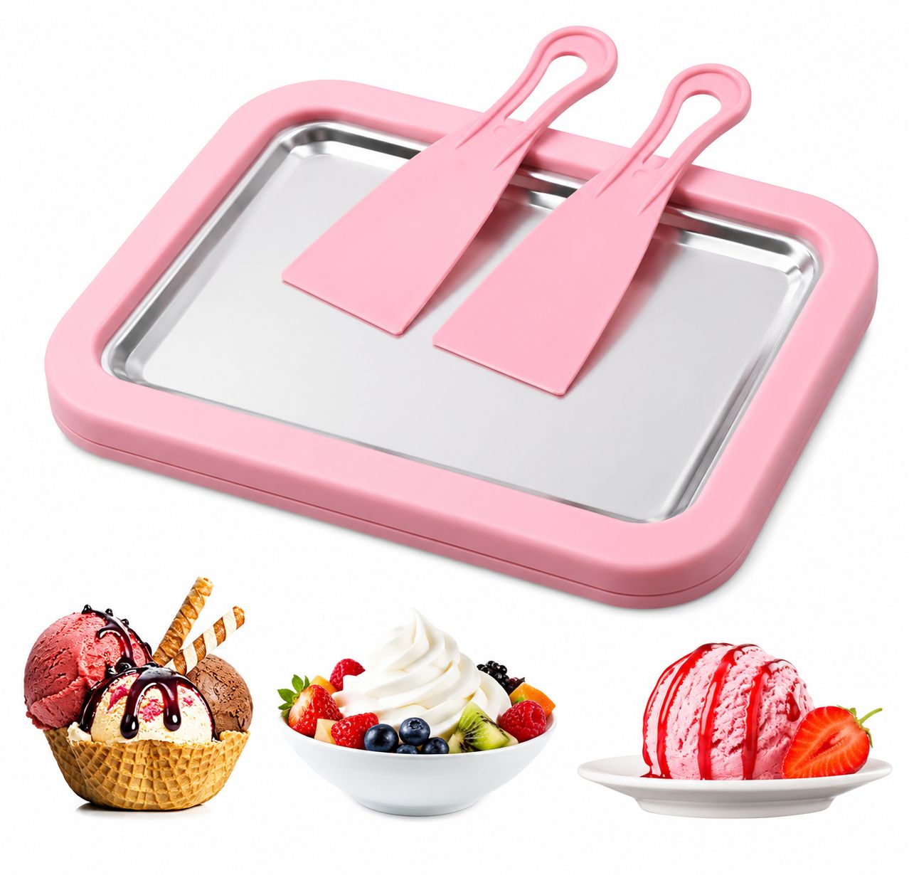 Heladera para hacer Ice Cream Rolls