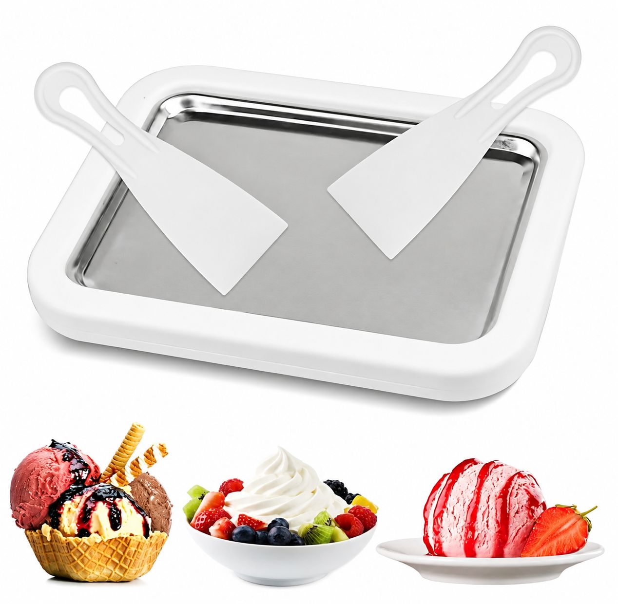 Heladera para hacer Ice Cream Rolls